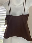 Anne Cole Brown Tankini Swim Top, Women’s 12 — photo 2