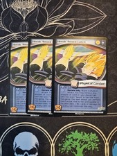 Heroic Sword Catch x 3, Vintage DBZTCG 2003 Bird Studios 5 Star #112