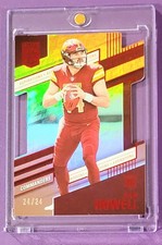 2022 Donruss Elite Gold Aspirations Sam Howell Rookie Die Cut /24 SP 
