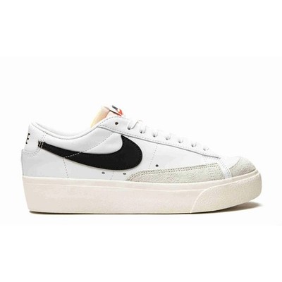 Nike Blazer Low Platform Womens Size 11 White Black Shoes DJ0292-101 NEW