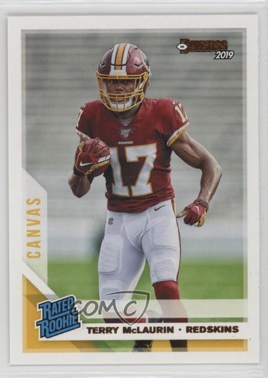 2019 Panini Donruss Rated Rookie Canvas Terry McLaurin #329 Rookie RC 4r7