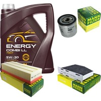 Inspektionspaket 5L Mannol Energy 5W-30 FüR VW Sharan 1.4 TSI Caddy IV Kasten