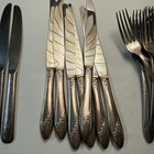 91 Pc Oneida Community Plate QUEEN BESS II Tudor Silverplate Flatware Lot — photo 4