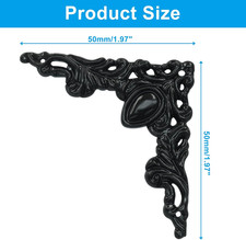 32Pcs Vintage Metal Corner Protectors - Antique Decorative Edge Protectors