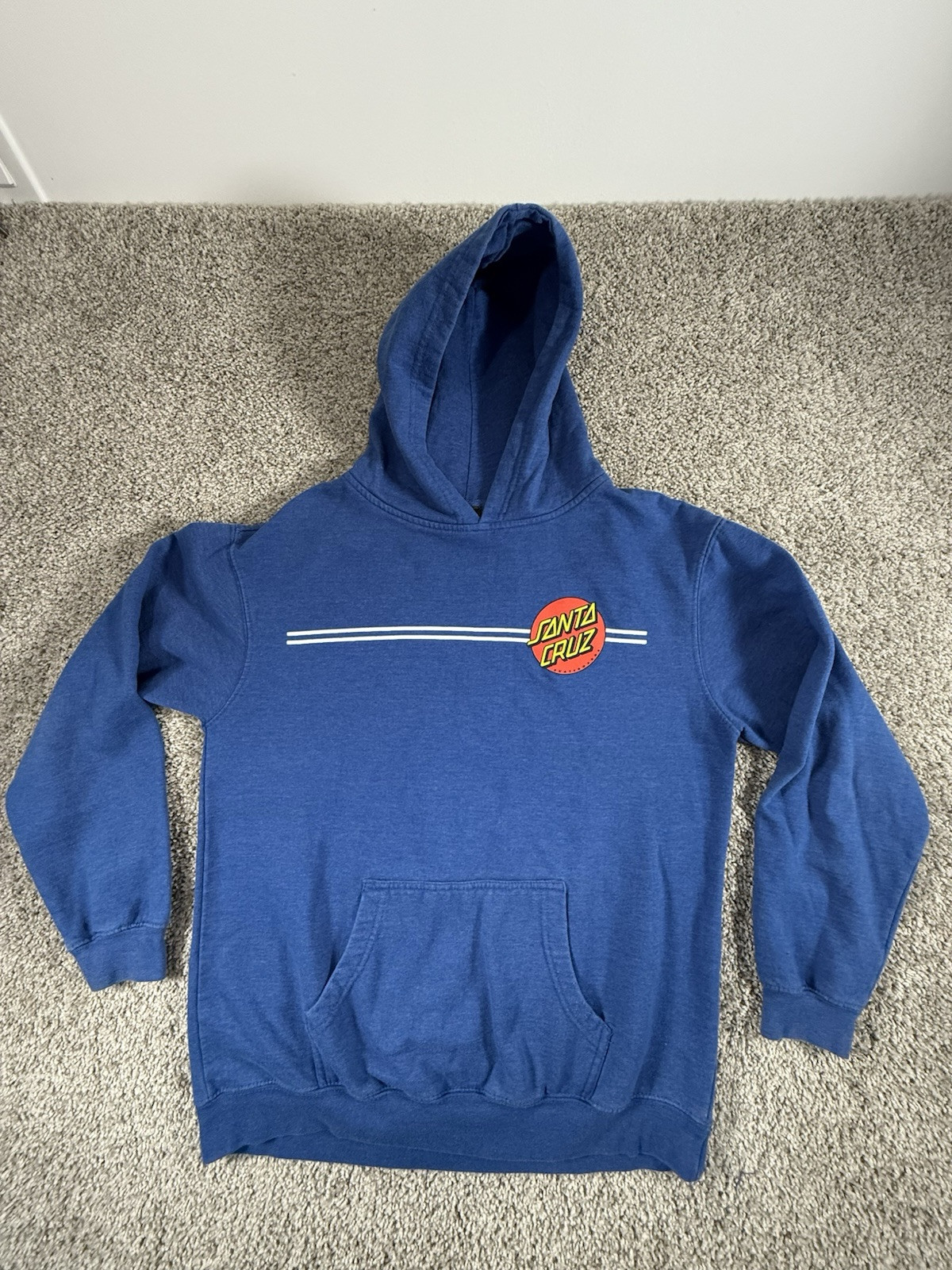 Sweater Adult Xl Blue Hoodie Sweatshirt Mens