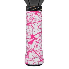 Supacaz Super Sticky Kush Neon Pink Splat Padel Overgrip-3pk Overwrap-Authentic