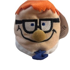 Vintage 1998 Silly Slammers Buddy Brown Noser Design 22 Beanbag Plush Works