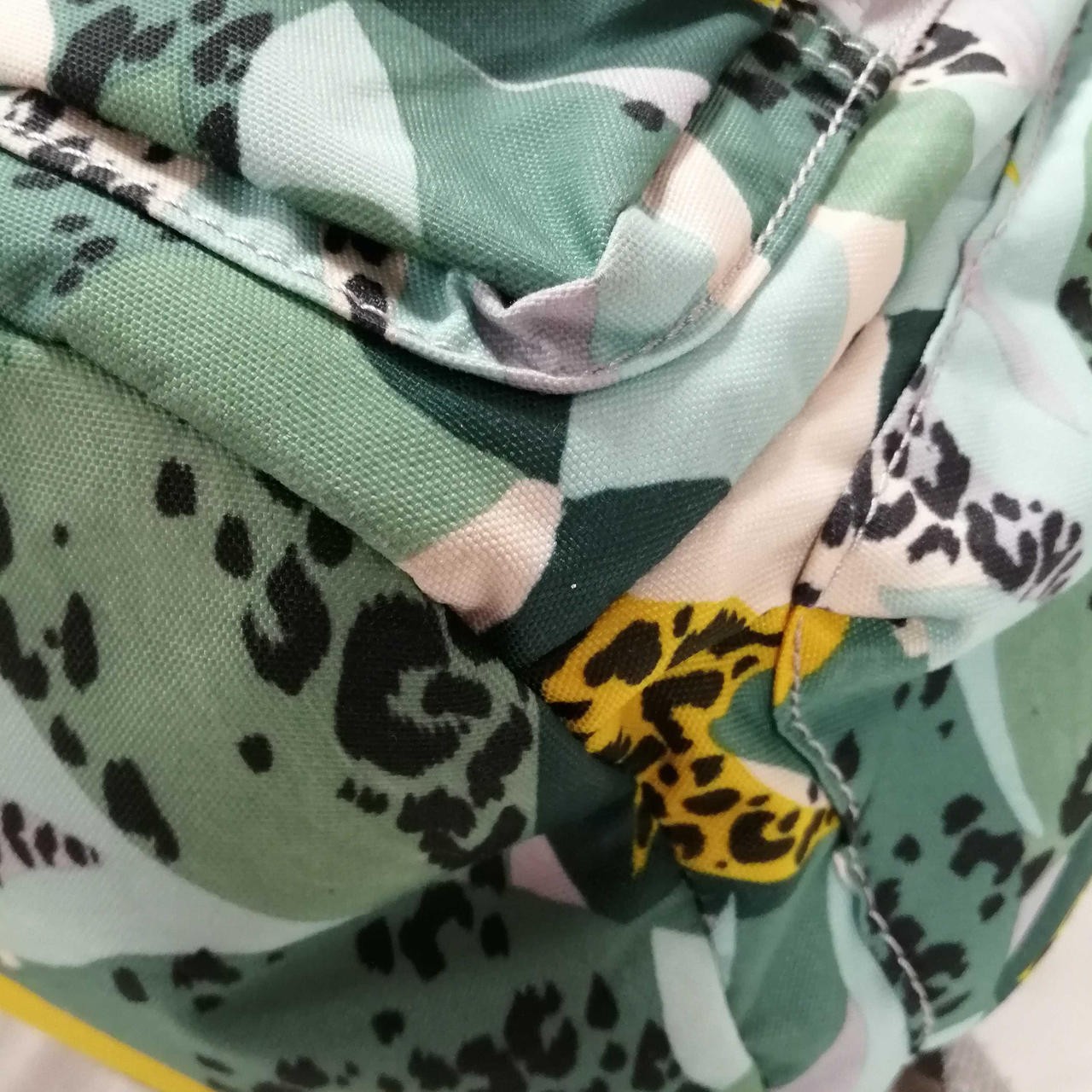 All over Pattern Backpack Kipling Model Green x Y… - image 4