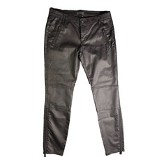 I Jeans by Buffalo Pants Women Black Decadent Easy Fit Ankle Zip Skinny Leg - 10