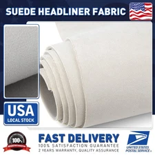 Suede Headliner Fabric Interior Repair Foam Roof Damaged/Replace Lot 98" L×60" W