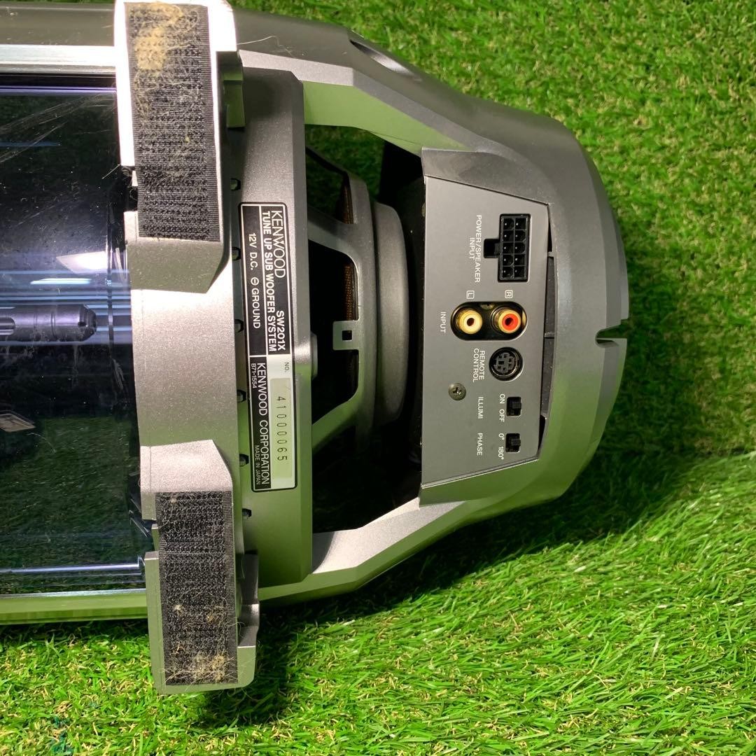 KENWOOD SW201X ウーファー Tested KENWOOD SW201X Powered Subwoofer Car Audio 240W for sale