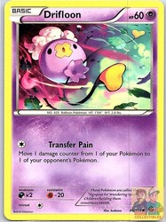 Drifloon 46/114 Steam Siege Common Pokemon Card