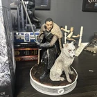 JON SNOW & GHOST 10" PVC DIORAMA TOY FIGURE STATUE GAME OF THRONES GALLERY