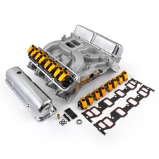 Ford Fe 390 427 428 Hydraulic Roller Cylinder Head Top End Engine Combo Kit