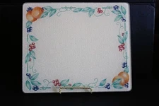 Corning Abundance Corelle Counter Saver Glass Cutting Board 12”x 10”  EUC
