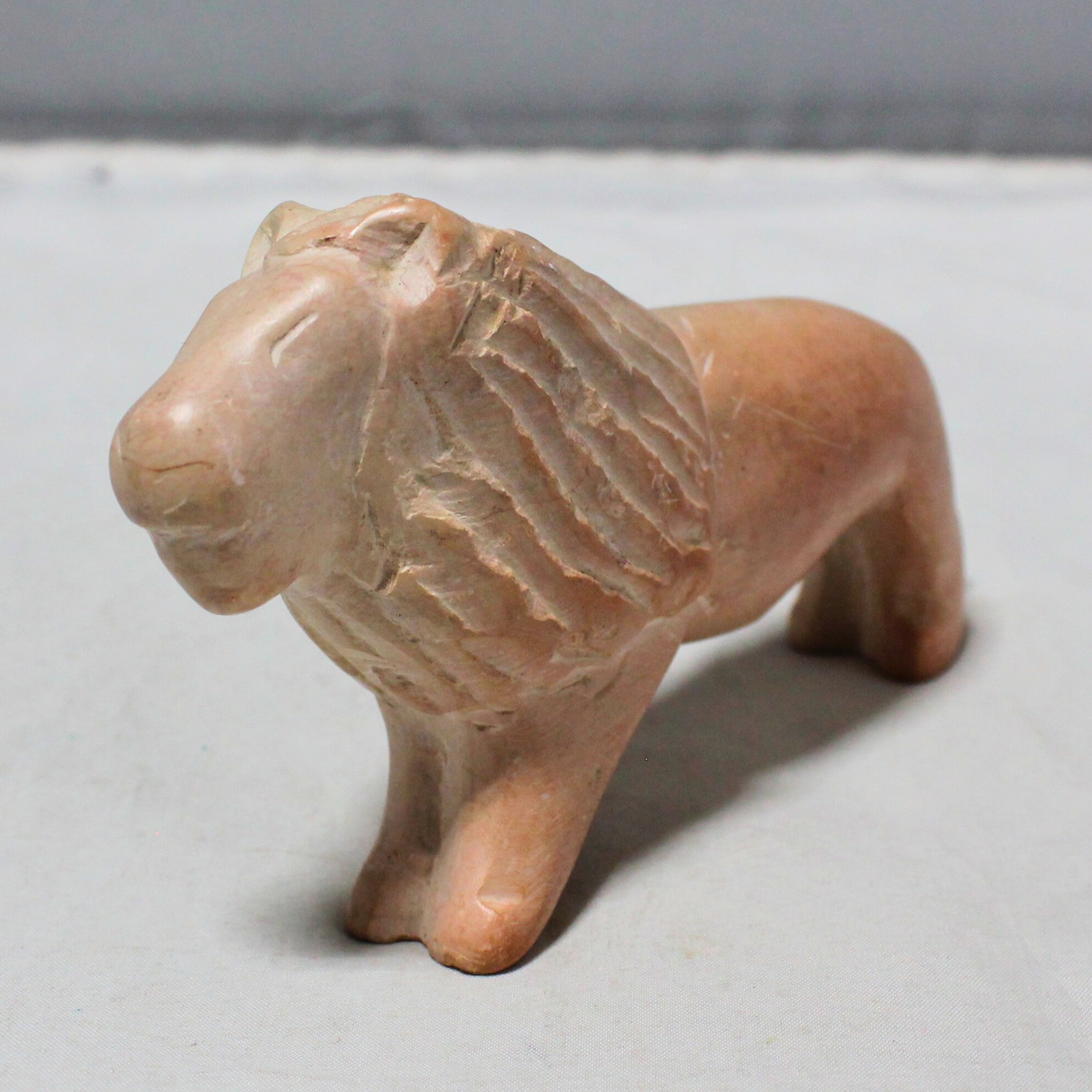 Stone Lion Figurine