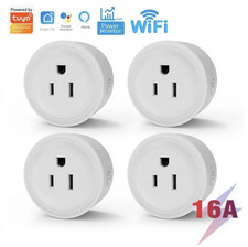 4 Pk Mini Smart Plug WiFi Outlet Works with A...