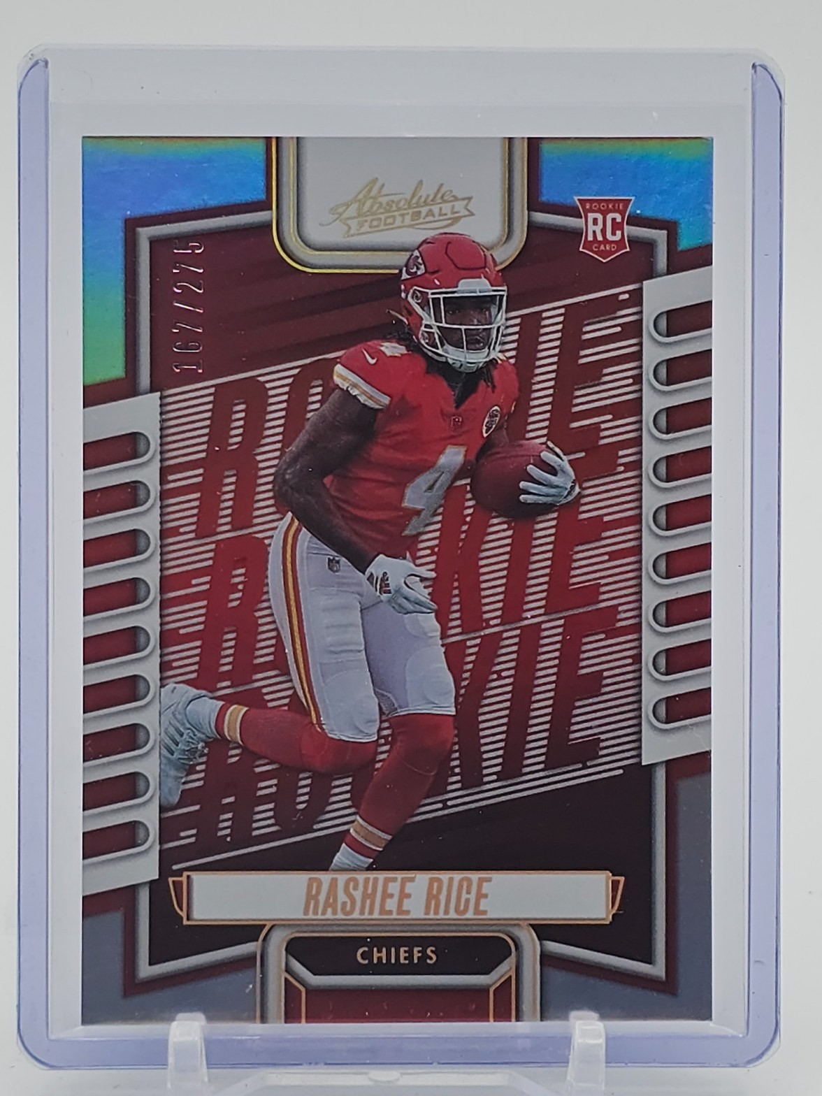 RASHEE RICE 2023 ABSOLUTE SPECTRUM ROOKIE /275 #120 CHIEFS Q6978