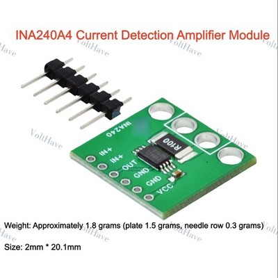 1PCS INA240A4 Current Detection Amplifier Module for Current Monitoring New