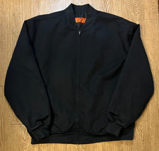 Red Kap JT38BK Bomber Jacket Black XXL Workwear Uniform Workwear Zip Front