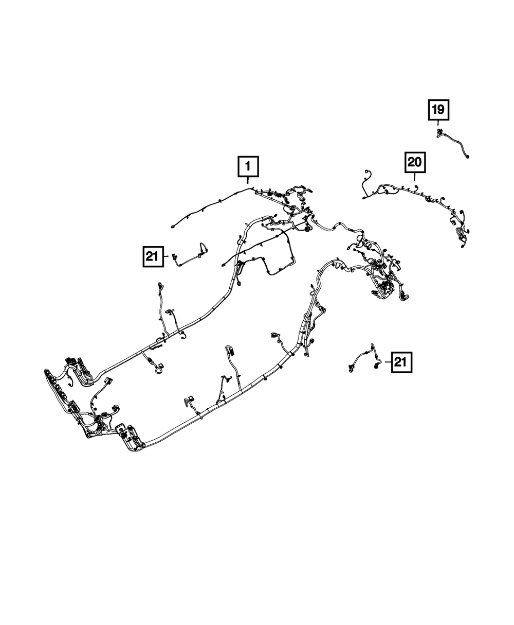 Genuine Mopar Body Wiring 68383737AE