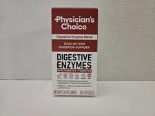 Physician's Choice Digestive Enzyme Blend Pre + Probiotics 60 Capsules 5/2026