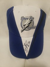 Tampa Bay Lightning Dan Boyle Signed Lightening Hat. #22.  No COA. FREE SHIPPING