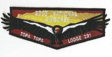 Topa Topa Lodge 291 2005 Jamboree Nacional Solapa Negro Bdr.