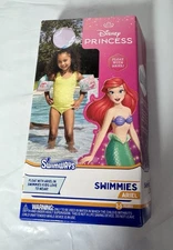 SwimWays Disney Princess Ariel Swimmies Arm Floaties for Kids Ages 3-5 Brand New