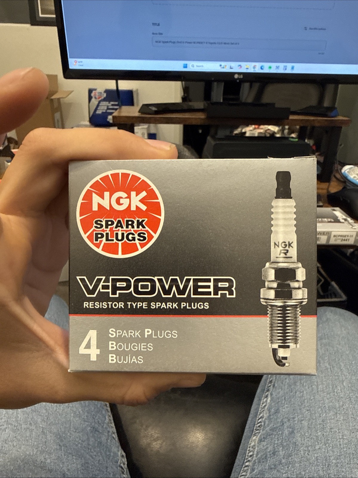 NGK Spark Plugs 2441 V-Power BCPR5EY-11 Toyota 2.0  More Set of 4