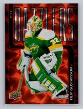 2025-26 Upper Deck #DZ-48 Filip Gustavsson Dazzlers Orange