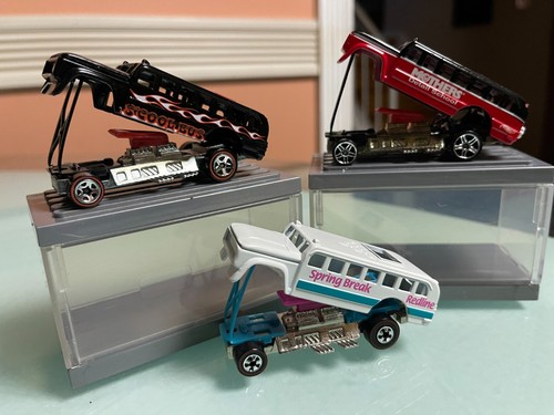 3- BUS LOAD OF CRAZY A__KIDS! (3) NEAR MINT MIXED RL H0T WHEEL S'COOL BUS LOT