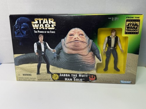 Star Wars: Power of the Force Jabba the Hutt & Han Solo Action Figure 1997 - Picture 3 of 12