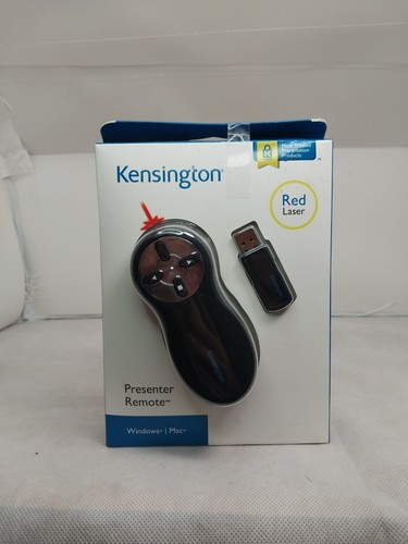 Kensington Wireless Presenter mit rotem Laser - Nano Empfänger Windows/Mac Neu in OVP