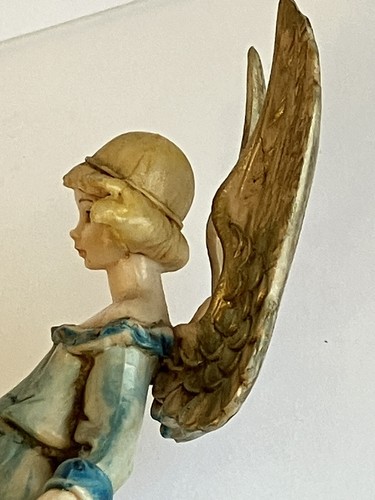Fontanini Nativity Gloria Angel Hanging Figure Rare 6" Ivory Limited Edition - Picture 17 of 20