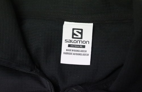 Mens Salomon Black Long Sleeve Top T-Shirt - Size XL - Picture 4 of 7