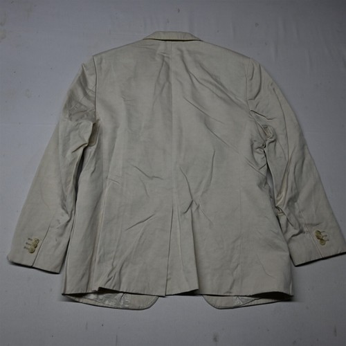 Banana Republic 42R Beige Modern Cotton Linen Mens Sport Coat Suit Jacket - Picture 12 of 12