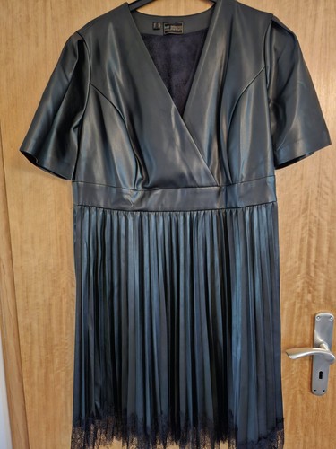 Hochwertiges Lederimitat - Kleid Gr.48 Neu - Bild 2 von 13