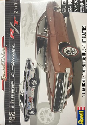 Revell 68 Dodge Charger R/T Scale 1:25 ( brake rotor ) no box | eBay