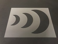 Moon 5 Stencil 10mm or 7mm Thick, Stars, Planets, Comets, Galaxy, Night