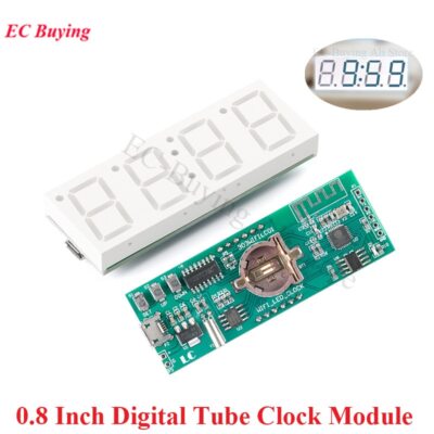 WIFI Clock Automatic Timing 0.8 Inch Digital Tube Module LED DIY Electronic