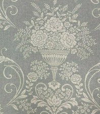 Josette Bouquet  Laura Ashley Fabric Sea Spray Cotton Curtain Blind Upholstery