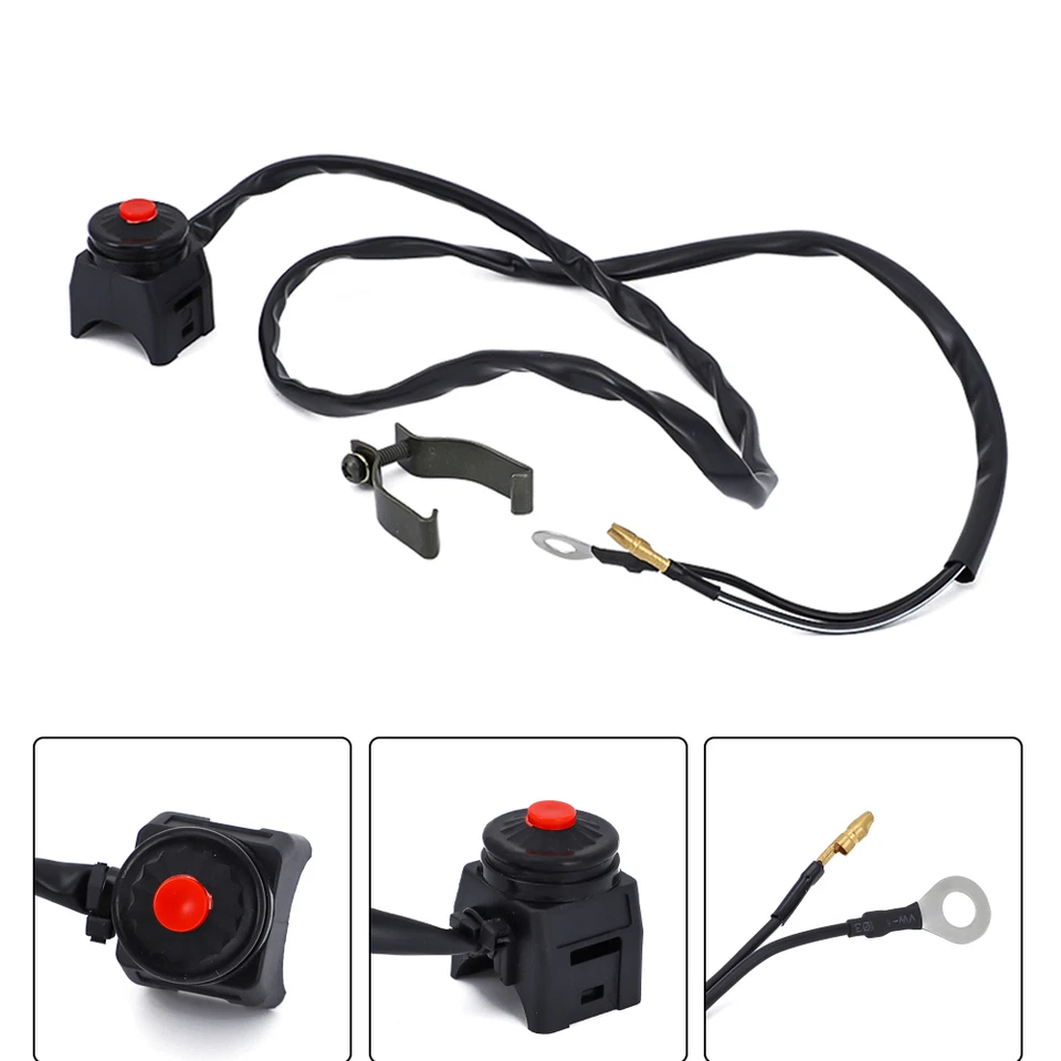 Interruptor de apagado del motor para Kawasaki KX60 KX65 KX80 KX100 Suzuki RM250 RMZ250 TM250 Foto 2 de 4