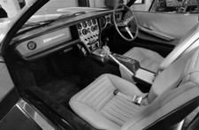 Fiat Dino Coupe Interior 1967 Advertising Motor Show Car Old Photo 2 Fiat Dino Coupe Interior 1967 Advertising Motor Show Car Old Photo 2