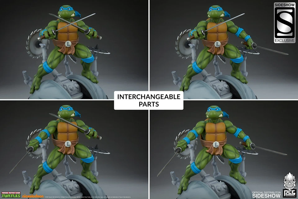 Figura Estatua LEONARDO EXCLUSIVA DE POP CULTURE SHOCK TMNT Escala 1:4 SIDESHOW Foto 2 de 4