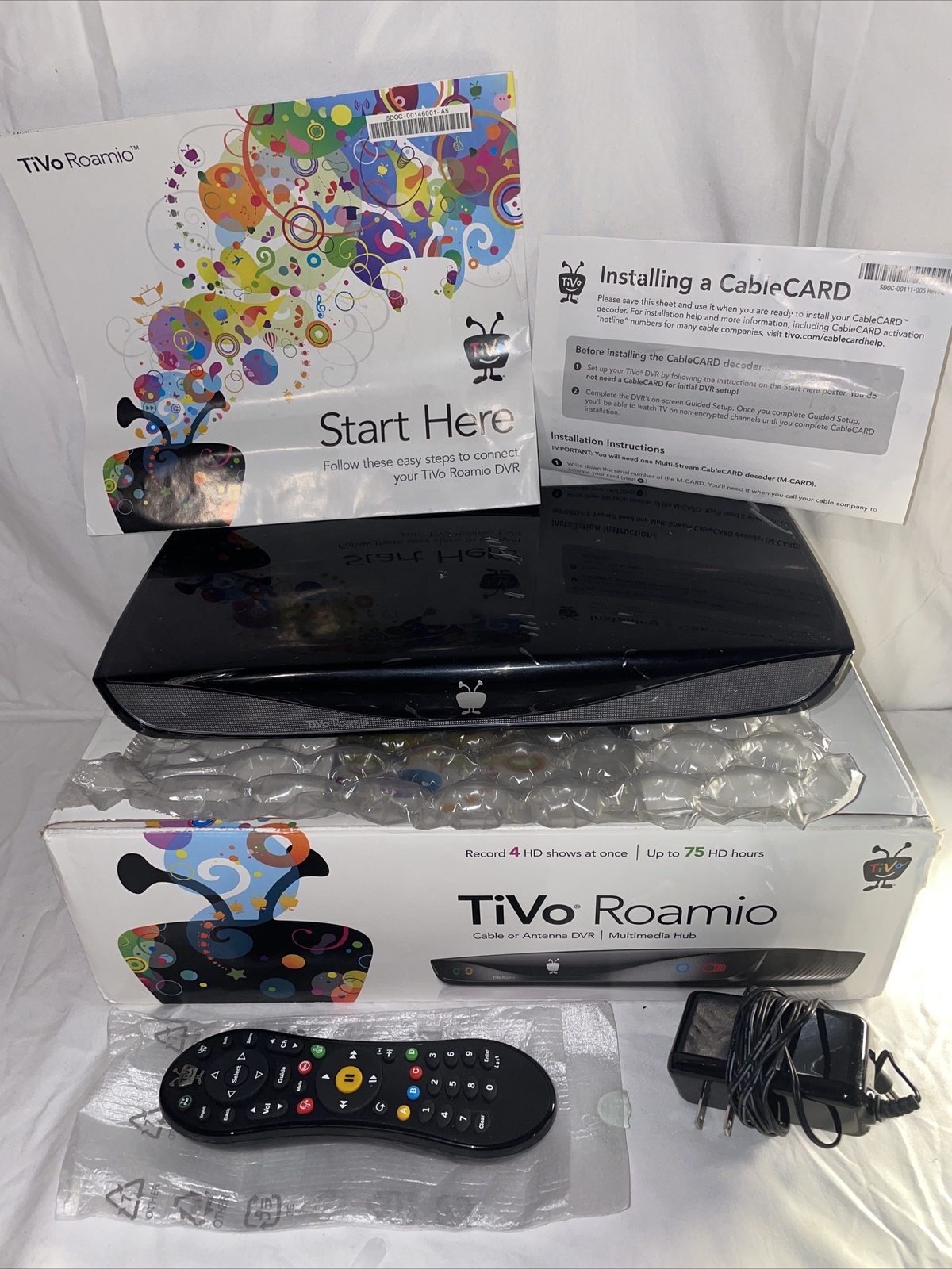 TiVo Roamio OTA / Antenna or Cable LIFETIME SERVICE 500GB 75