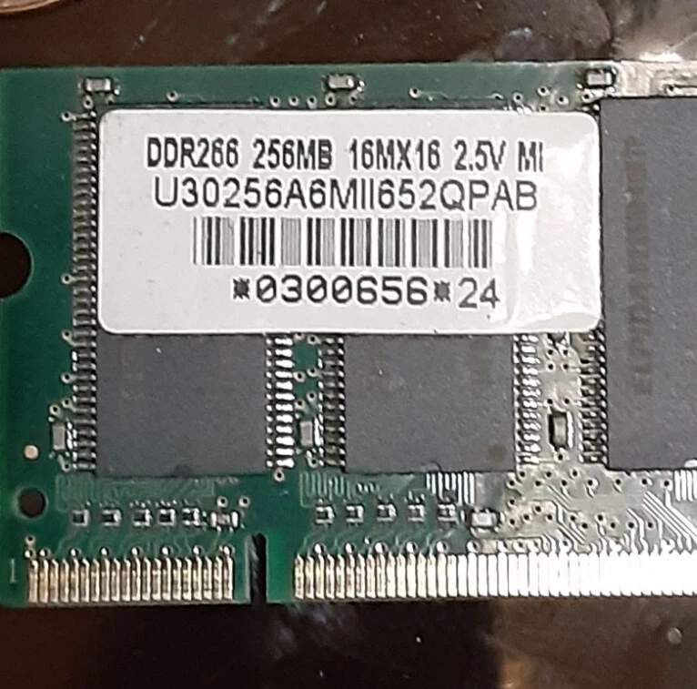 512 ( 2×256) MB SO-DIMM 266 MHz DDR266 Memory - Image 3 of 3
