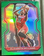 2021 Panini Prizm WNBA Elizabeth Williams Green Prizm SP Atlanta Dream #34
