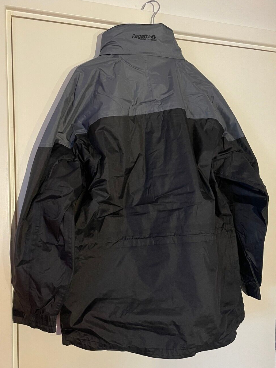 Regatta Defender III TRA 127 in Jacket Black/Seal Grey Small