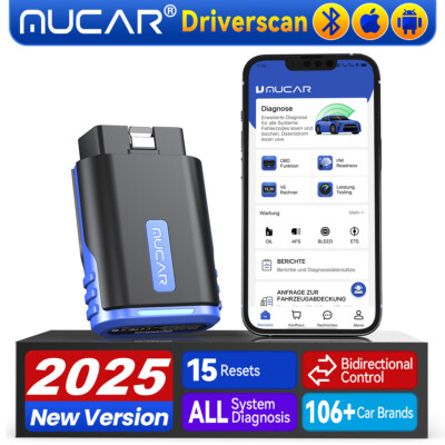 NEWEST MUCAR DriverScan OBD2 Scanner Code Reader Full System Diagnostic Tool